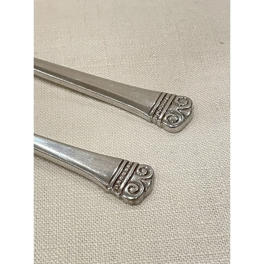 Oneida MELODIA 18/10 Stainless Flatware 6 Piece Place‎ Setting Serving